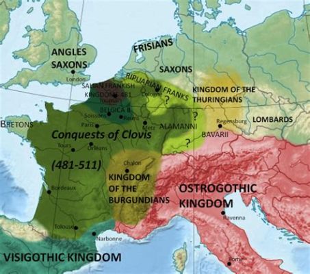  フランク王国の Clovis 1 世の洗礼: メロヴィング朝ガリア統一とキリスト教の普及